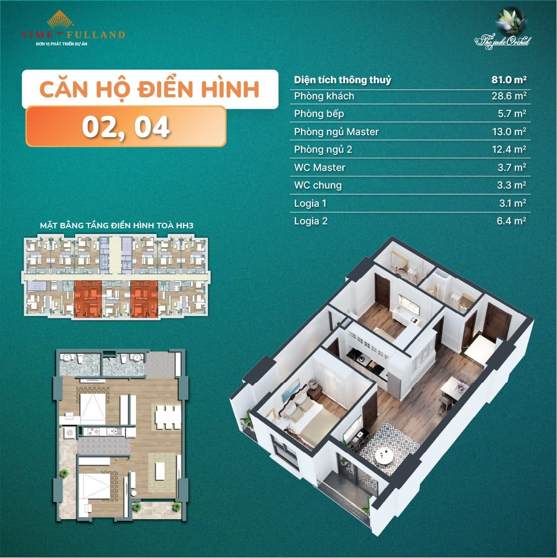 Thiết kế kiến trúc chung cư Jade Square