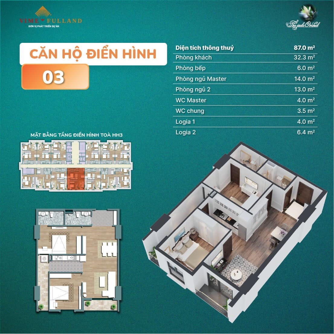Thiết kế kiến trúc chung cư Jade Square