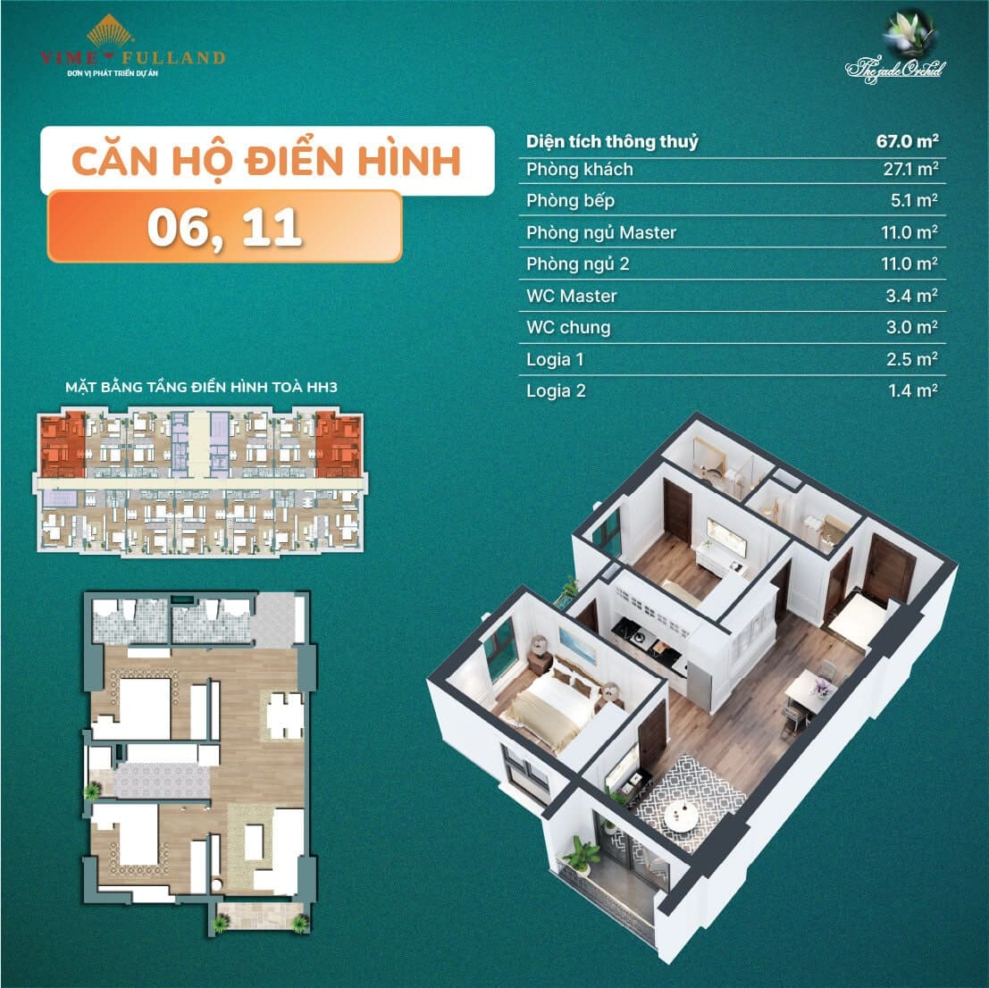 Thiết kế kiến trúc chung cư Jade Square
